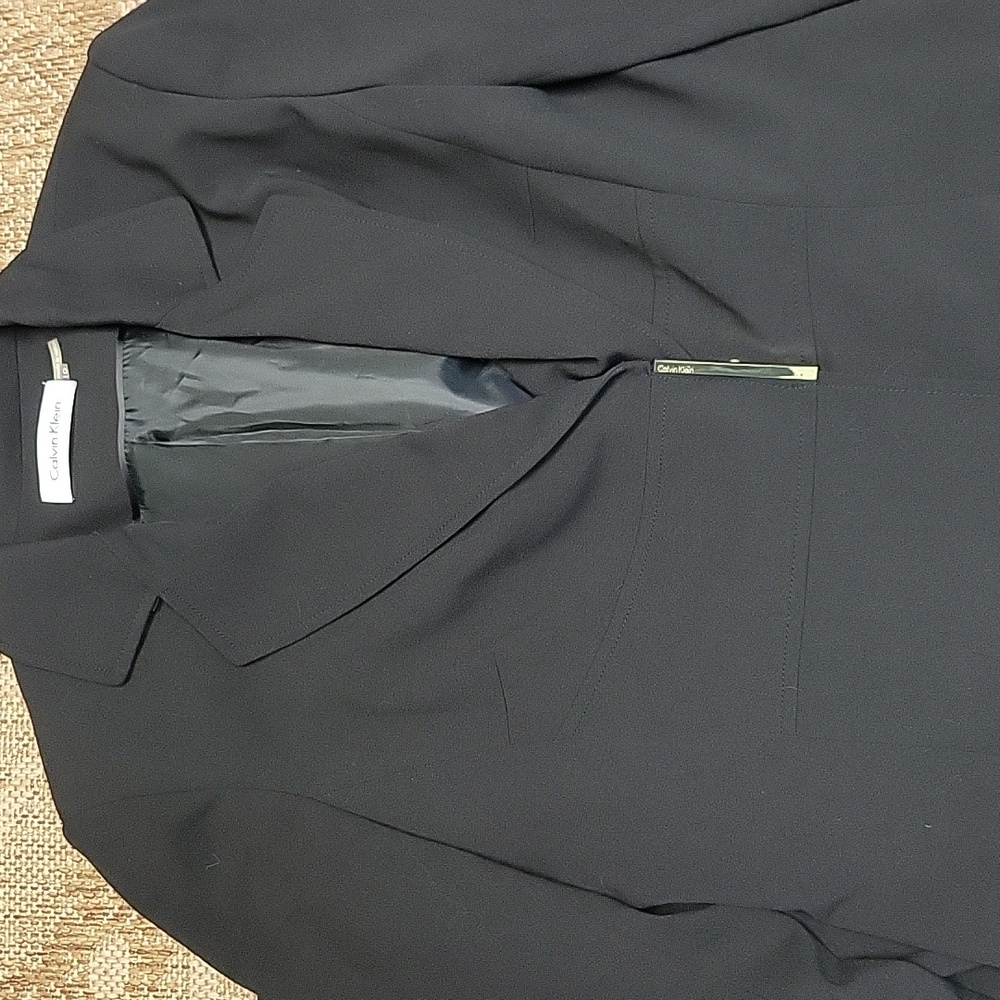 Calvin Klein Black Suit Skirt set size 10 - Picture 4 of 4